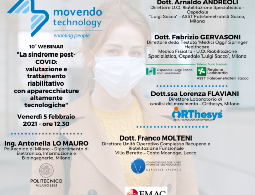 10° Webinar Movendo Technology – “La sindrome post-COVID: valutazione e trattamento riabilitativo con apparecchiature altamente tecnologiche”