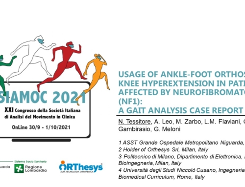 SIAMOC 2021 – Orthesys al XXI Congresso della Società Italiana di Analisi del Movimento in Clinica